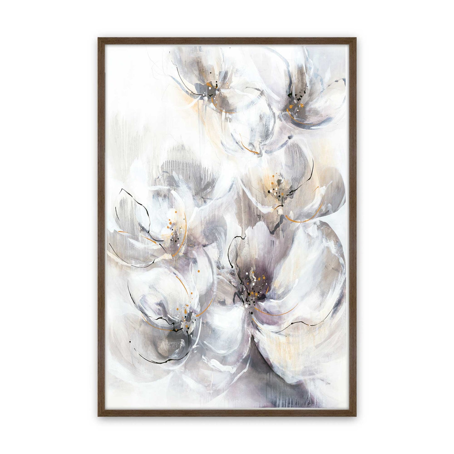 [Color:Walnut], Picture of art in a Walnut frame