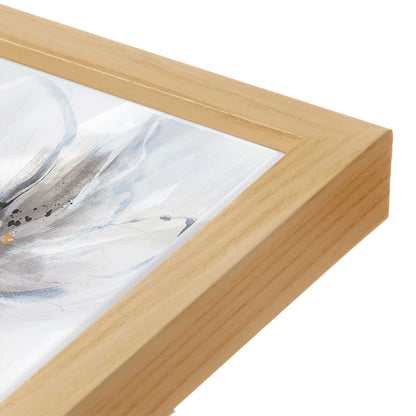 [Color:American Maple], Picture of art in a American Maple frame at an angle