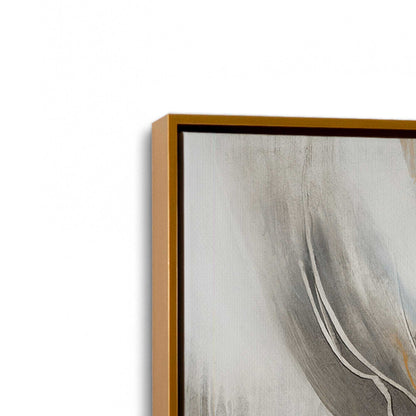 [Color:Polished Gold], Picture of art in a Polished Gold frame at an angle