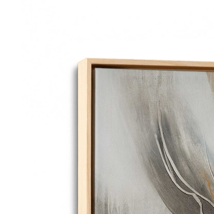 [Color:American Maple], Picture of art in a American Maple frame at an angle