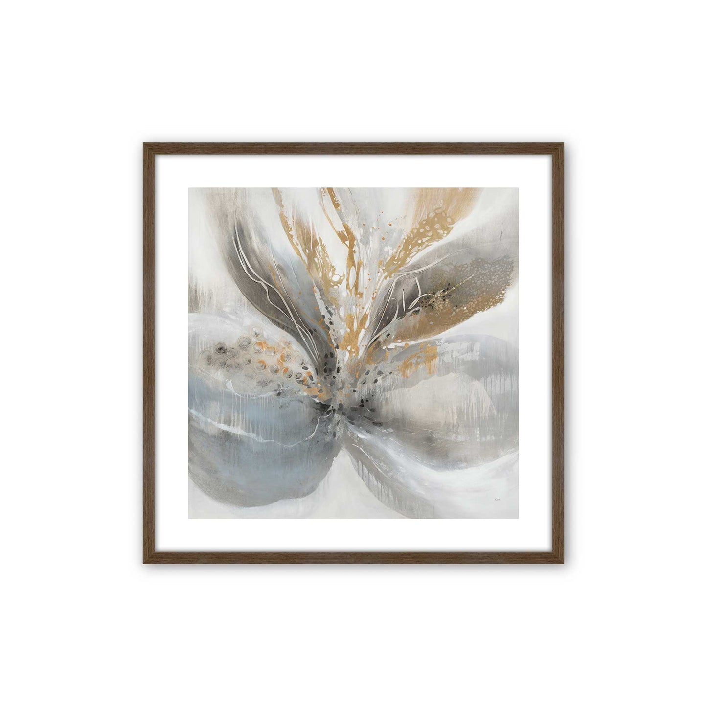 [Color:Walnut], Picture of art in a Walnut frame