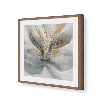 [Color:Walnut], Picture of art in a Walnut frame of the corner