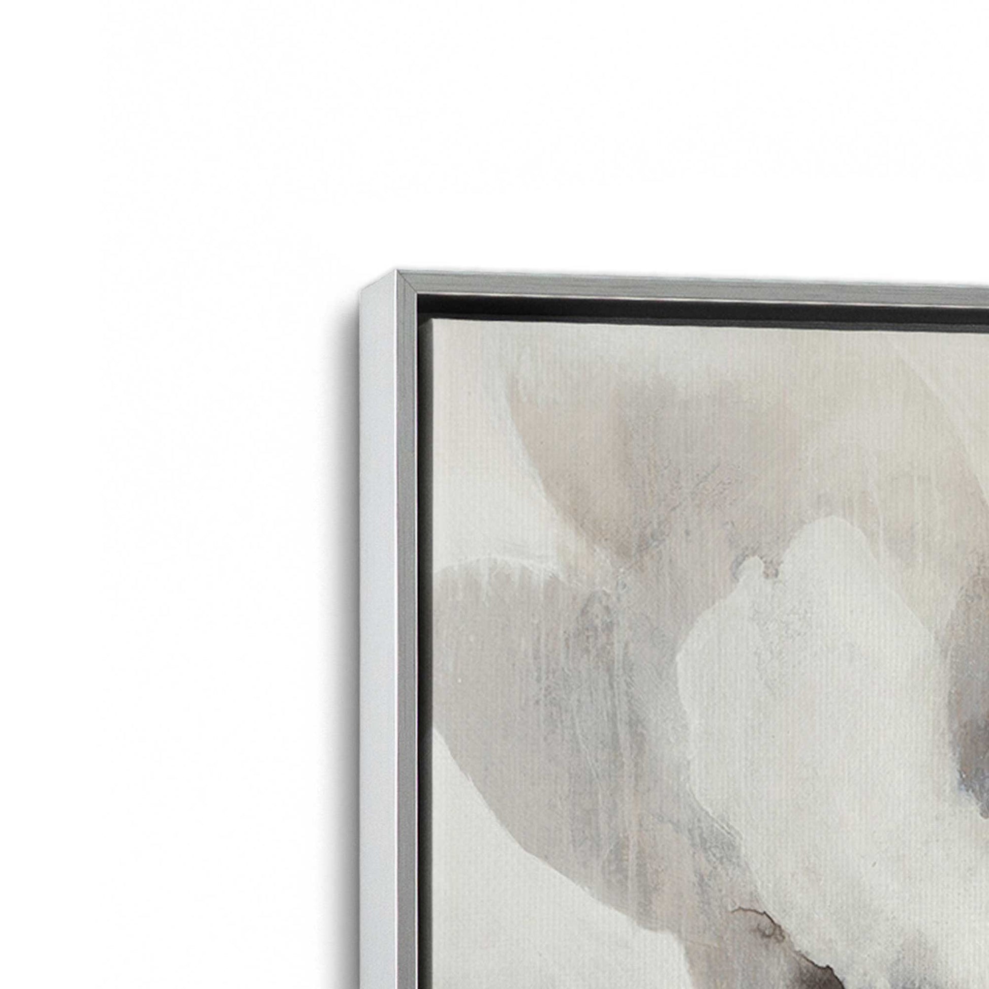[Color:Polished Chrome], Picture of art in a Polished Chrome frame at an angle
