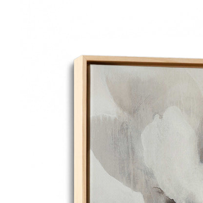 [Color:American Maple], Picture of art in a American Maple frame at an angle