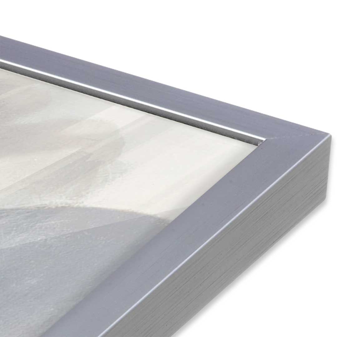 [Color:Polished Chrome], Picture of art in a Polished Chrome frame at an angle