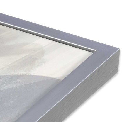 [Color:Polished Chrome], Picture of art in a Polished Chrome frame at an angle