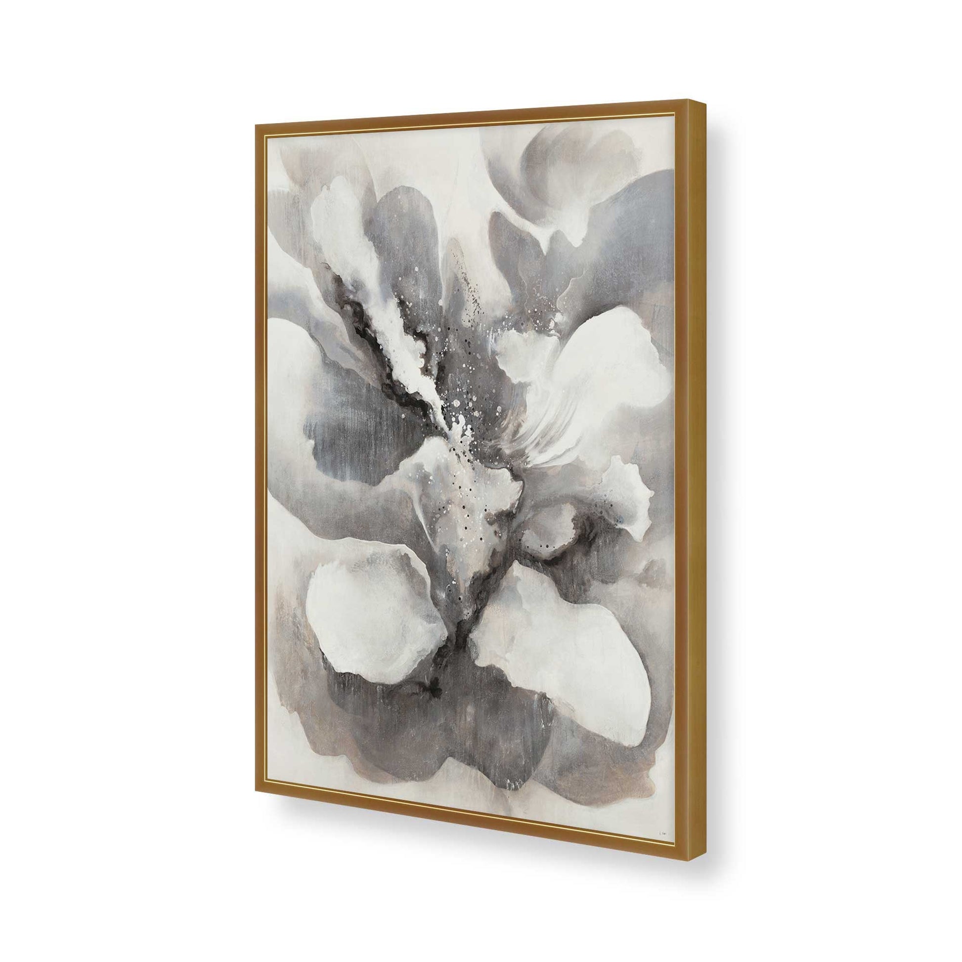 [Color:Polished Gold], Picture of art in a Polished Gold frame of the corner