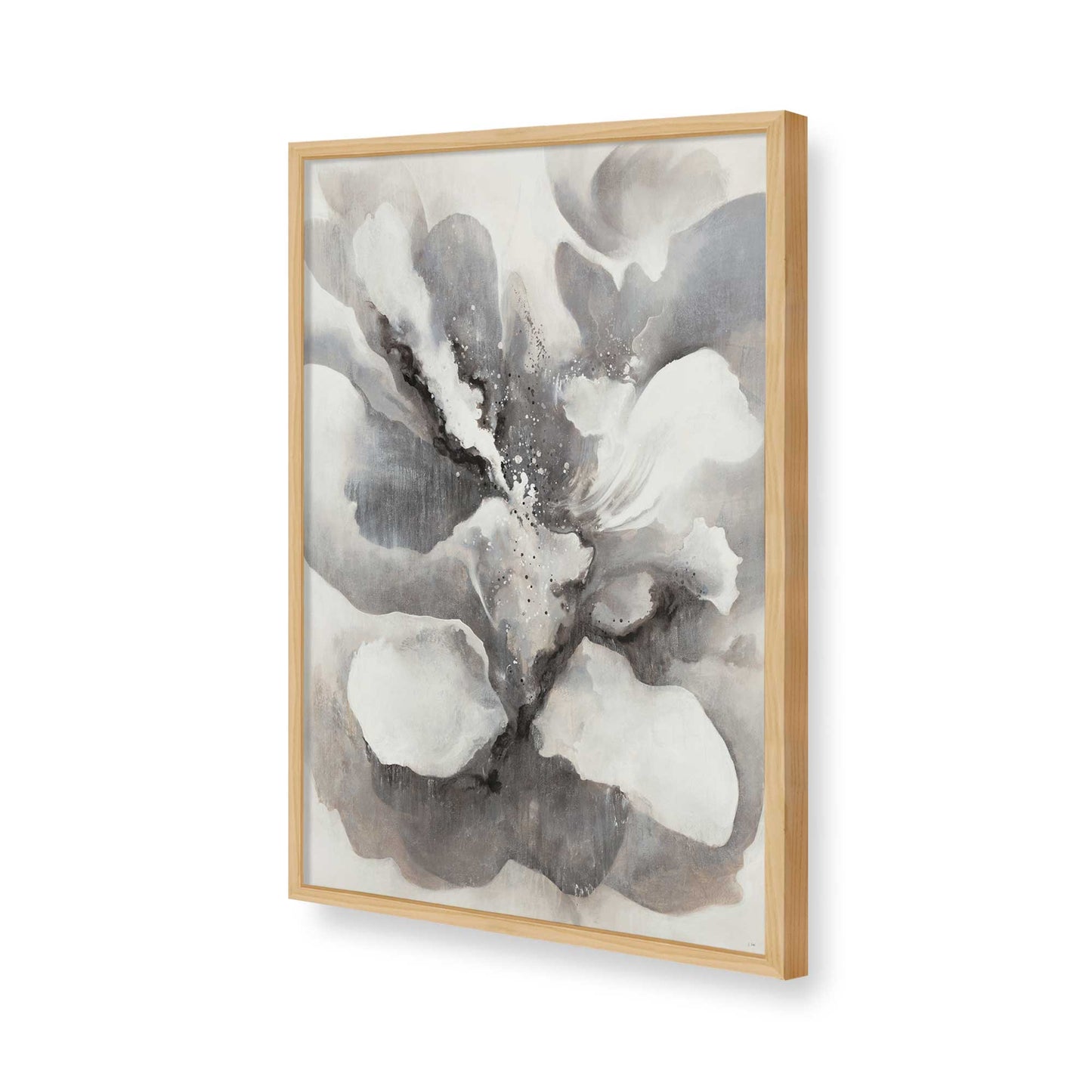 [Color:American Maple], Picture of art in a American Maple frame of the corner