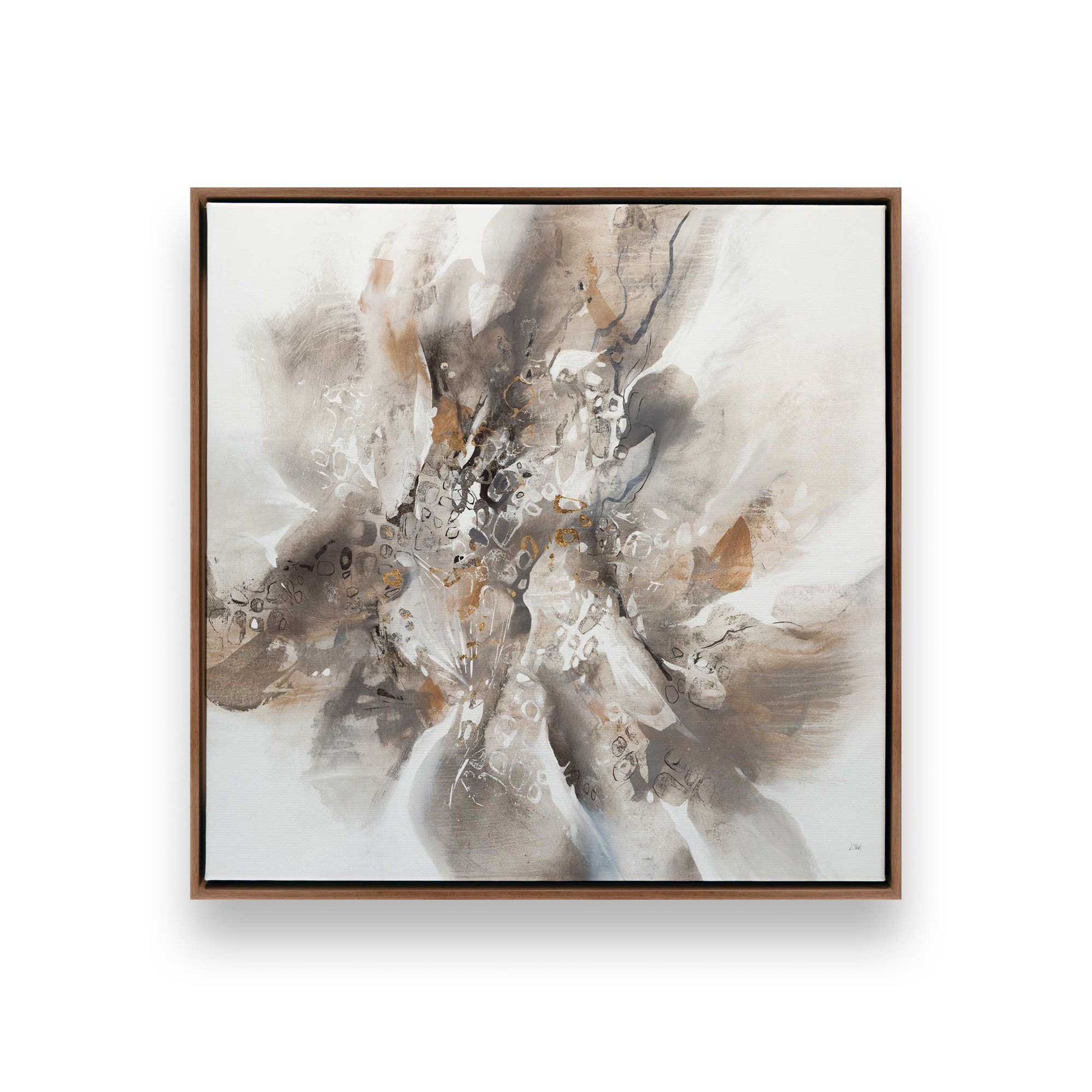 [Color:Walnut], Picture of art in a Walnut frame