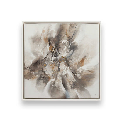 [Color:Opaque White], Picture of art in a White frame