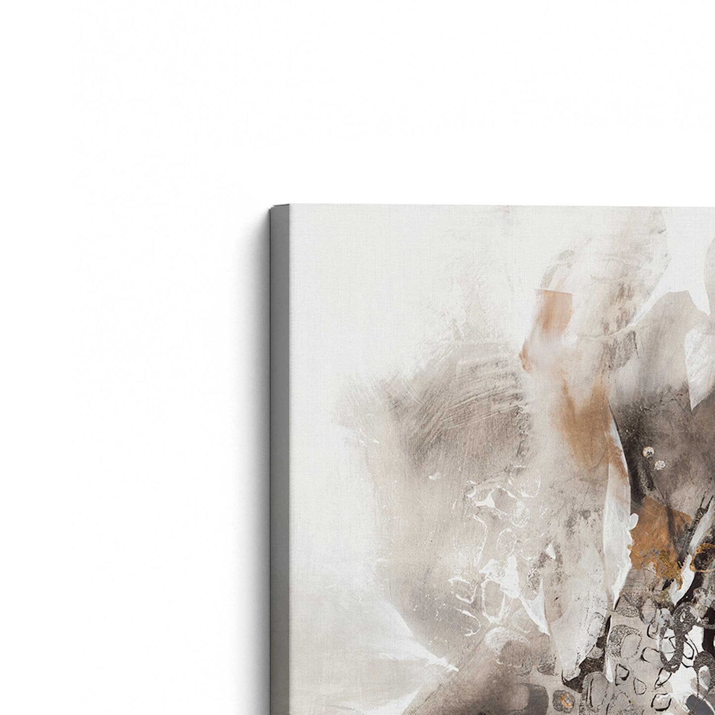 [Color:Stretched Canvas], Picture of the corner of the art