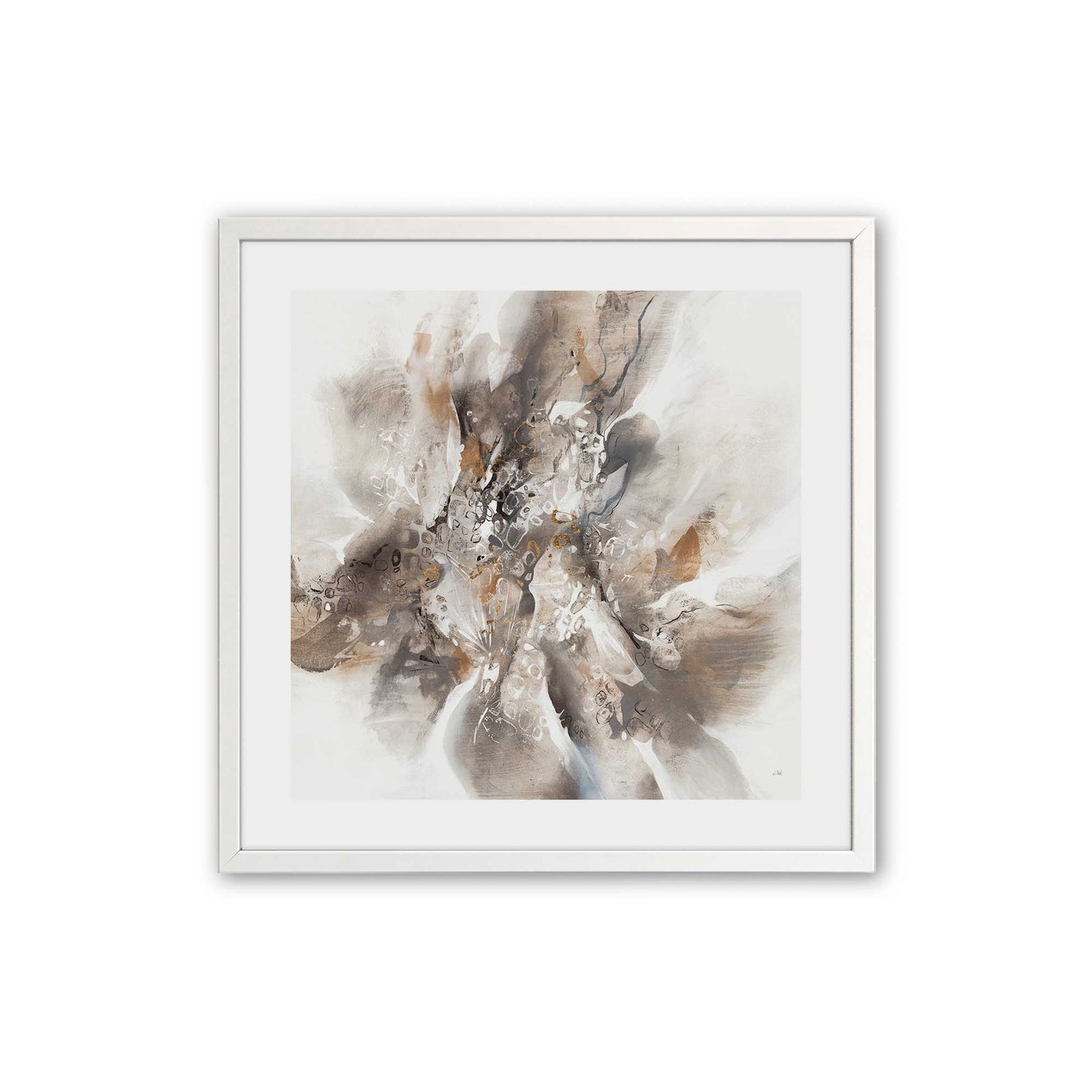 [Color:Opaque White], Picture of art in a Opaque White frame