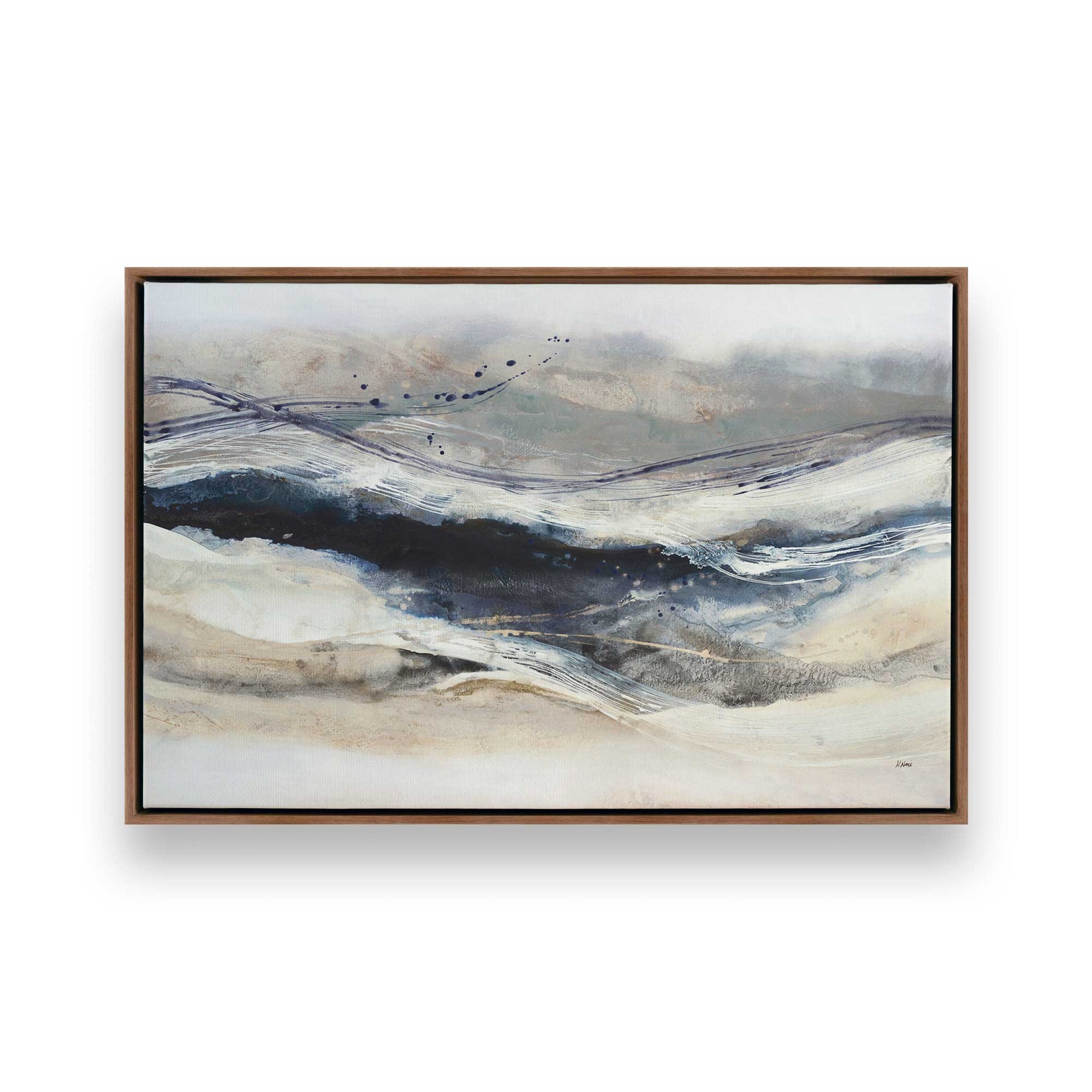 [Color:Walnut], Picture of art in a Walnut frame