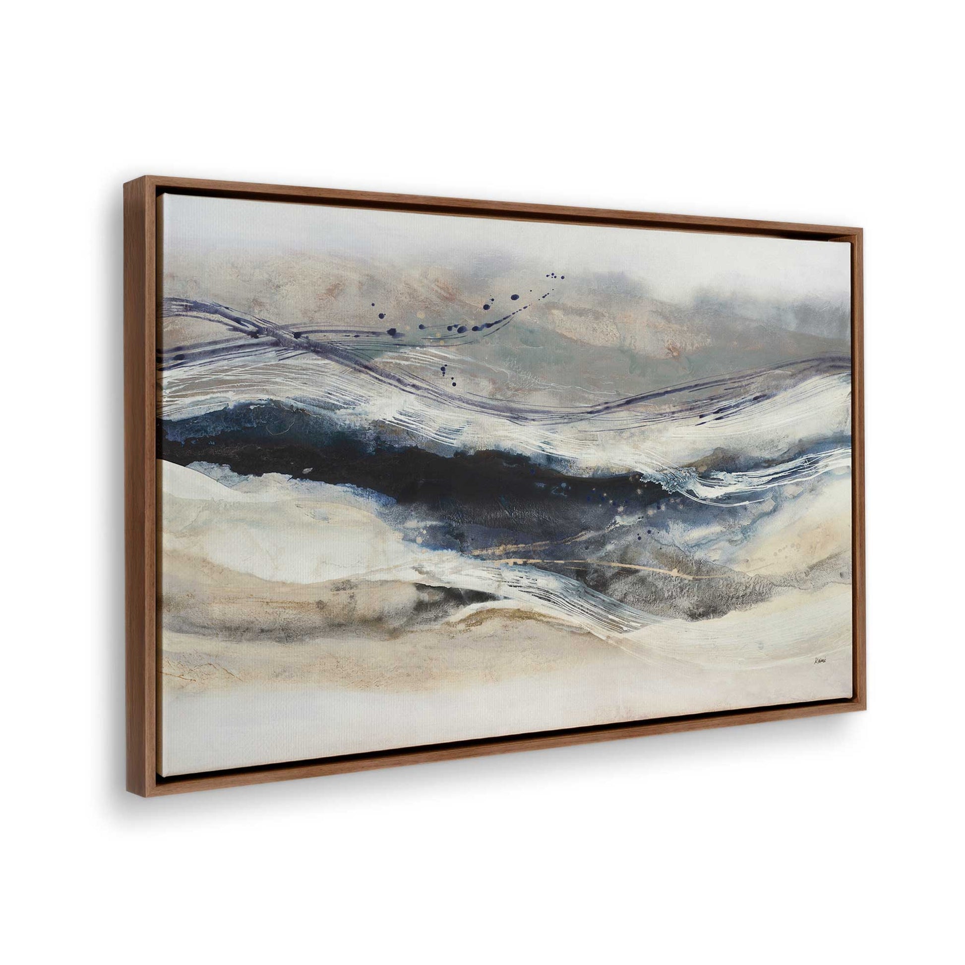 [Color:Walnut], Picture of the corner of the art