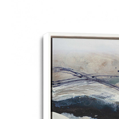 [Color:Opaque White], Picture of art in a White frame at an angle