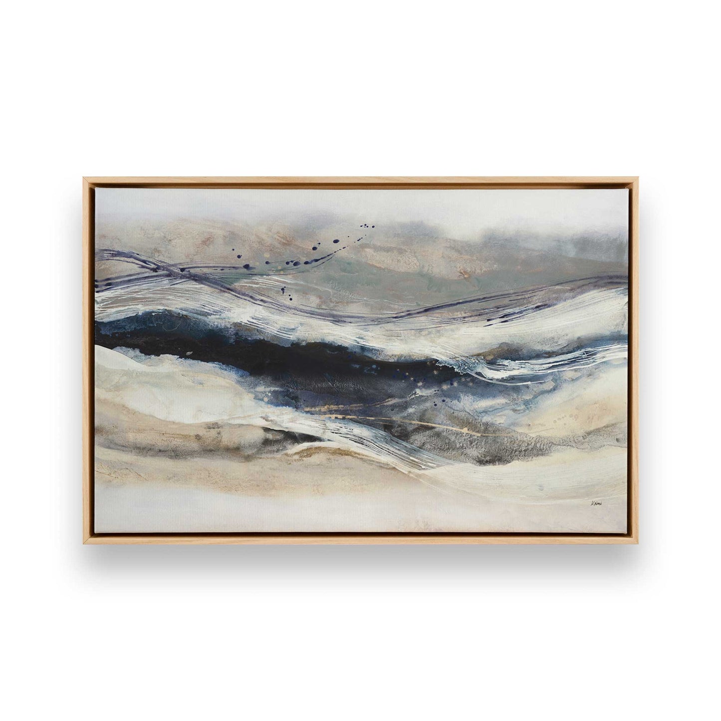 [Color:American Maple], Picture of art in a American Maple frame