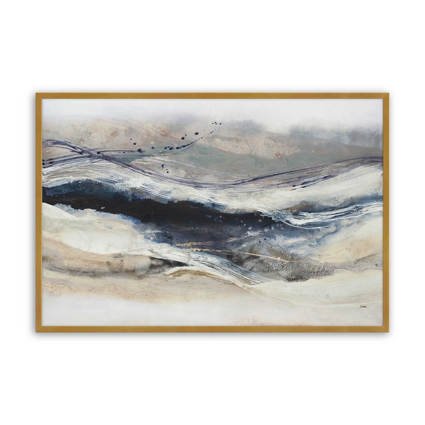 [Color:Polished Gold], Picture of art in a Polished Gold frame