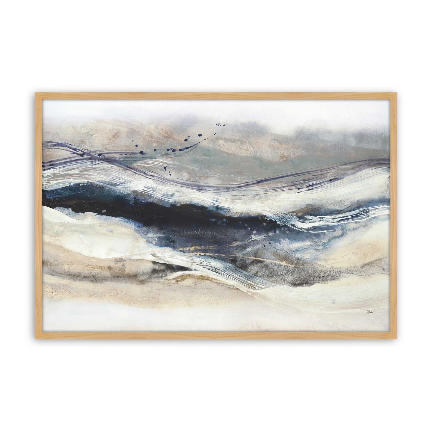 [Color:American Maple], Picture of art in a American Maple frame