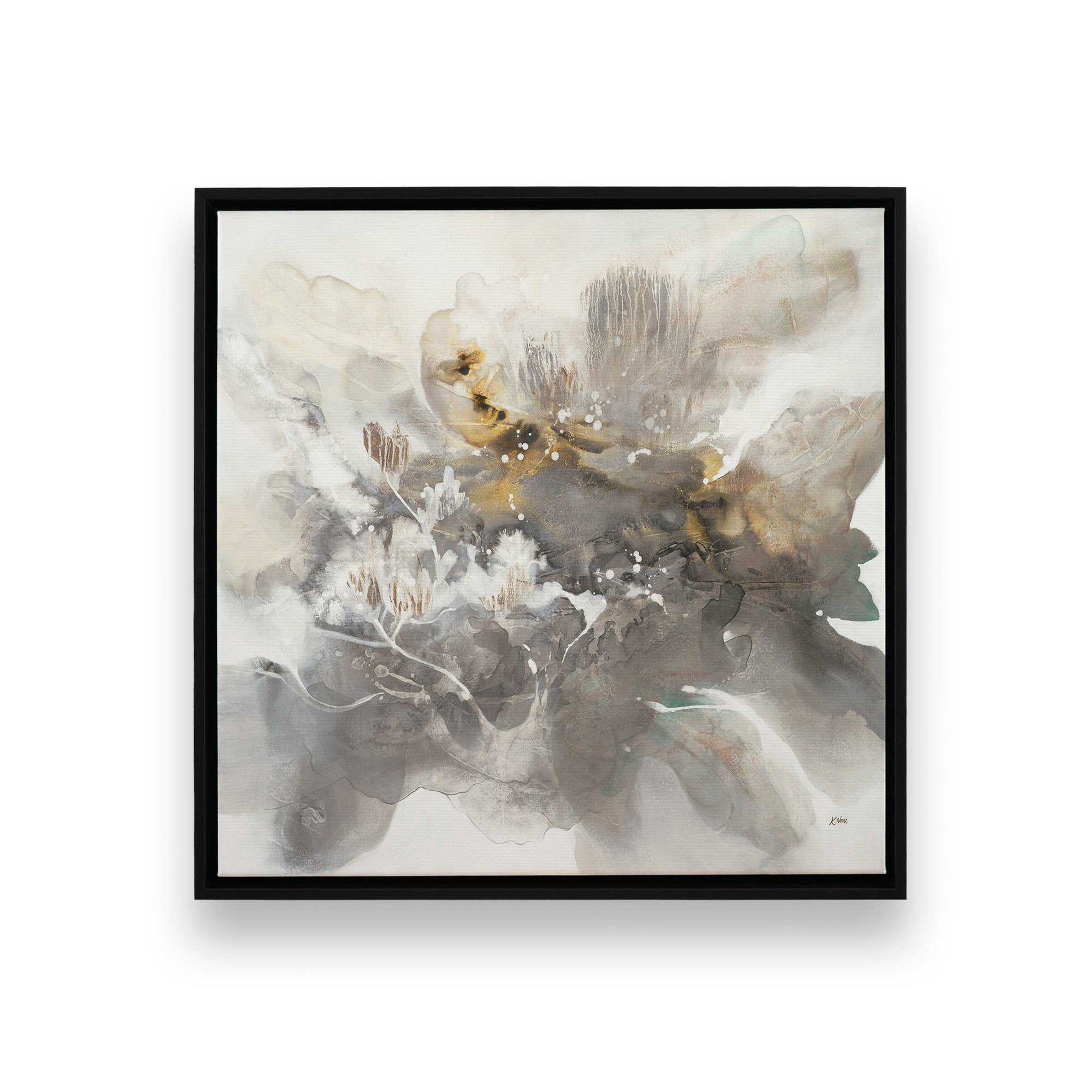 [Color:Satin Black], Picture of art in a Satin Black frame