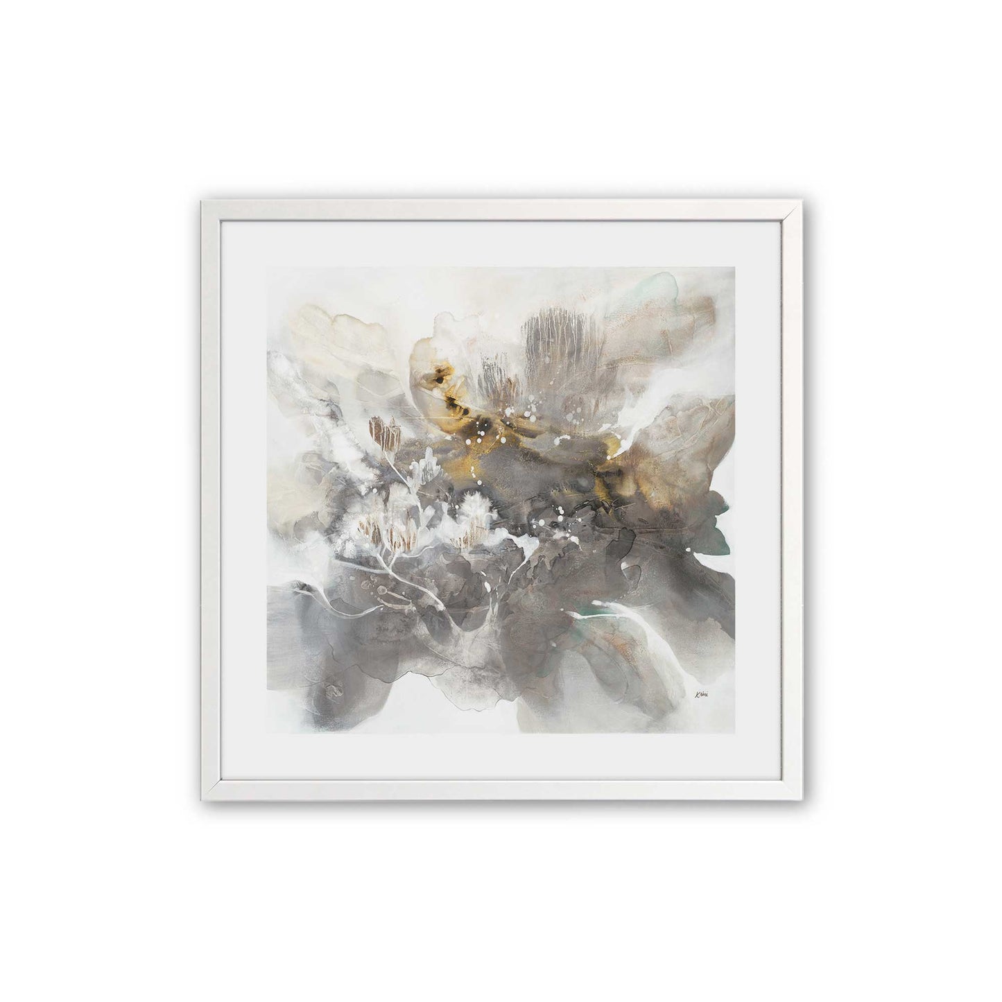 [Color:Opaque White], Picture of art in a Opaque White frame