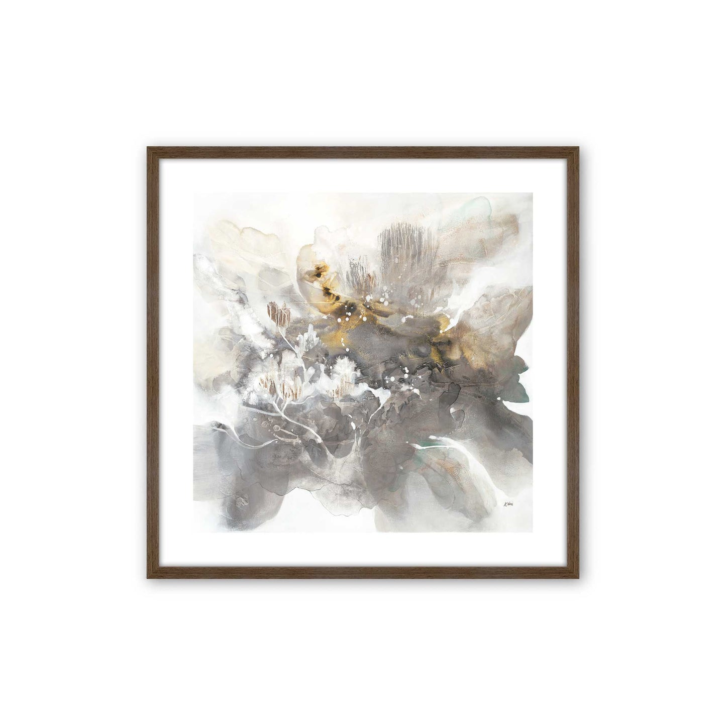 [Color:Walnut], Picture of art in a Walnut frame