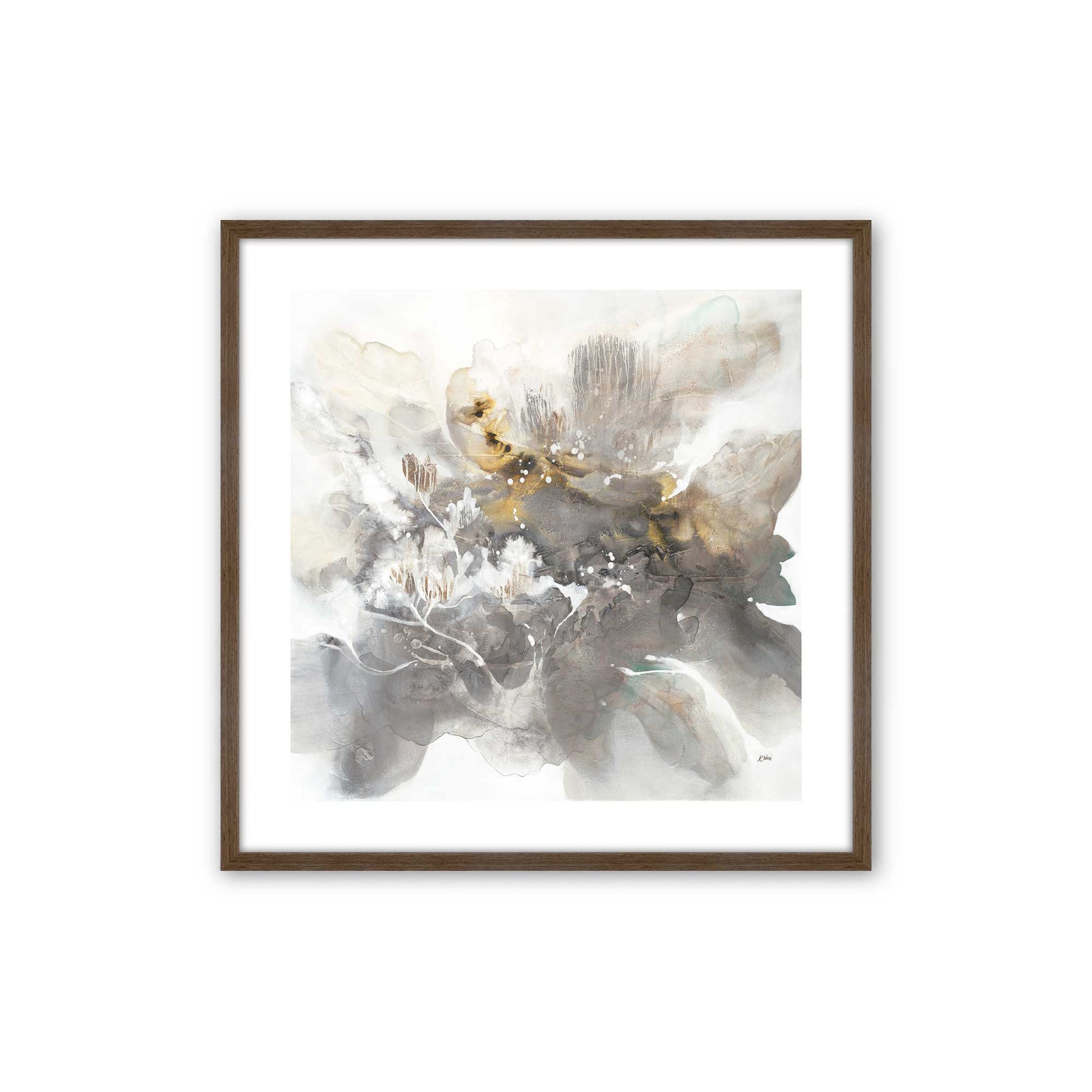 [Color:Walnut], Picture of art in a Walnut frame