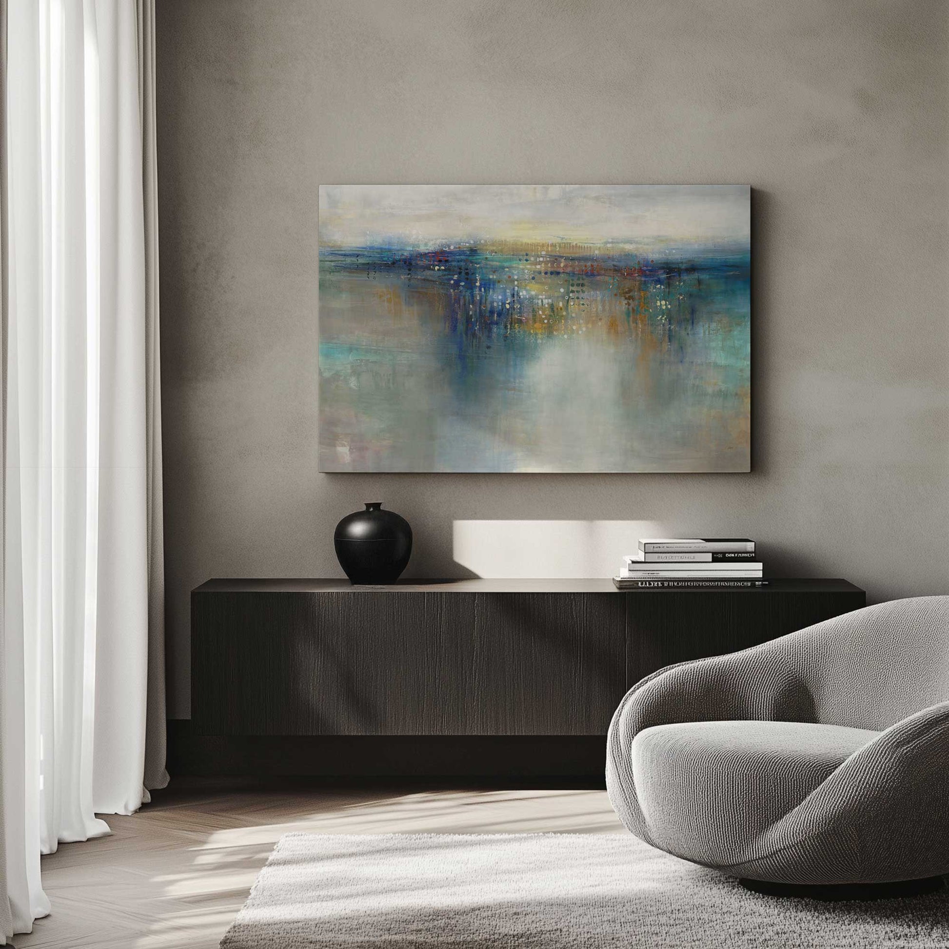 Picture of art in a room