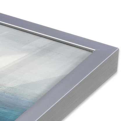 [Color:Polished Chrome], Picture of art in a Polished Chrome frame at an angle