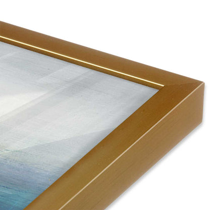 [Color:Polished Gold], Picture of art in a Polished Gold frame at an angle