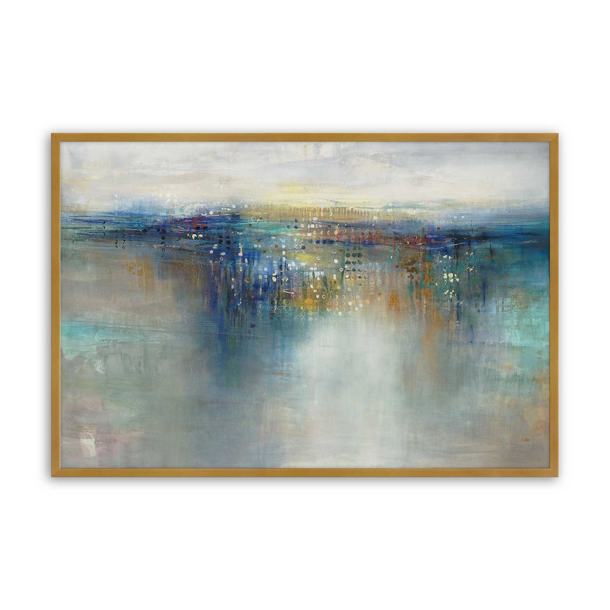 [Color:Polished Gold], Picture of art in a Polished Gold frame