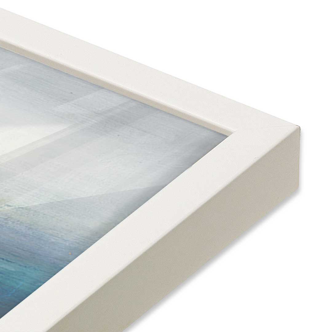 [Color:Opaque White], Picture of art in a Opaque White frame at an angle
