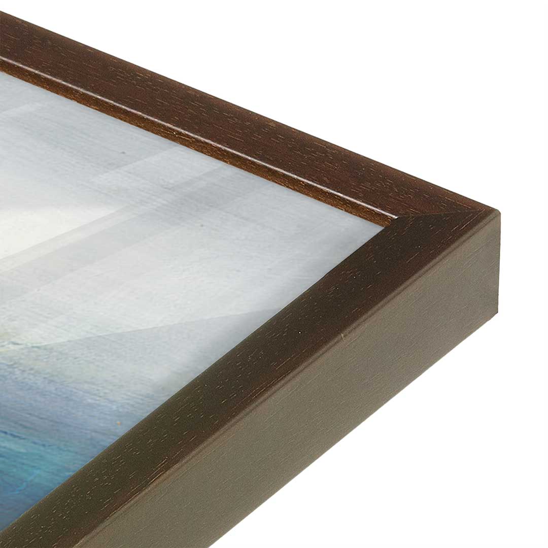 [Color:Belvinder Brown], Picture of art in a Belvinder Brown frame at an angle