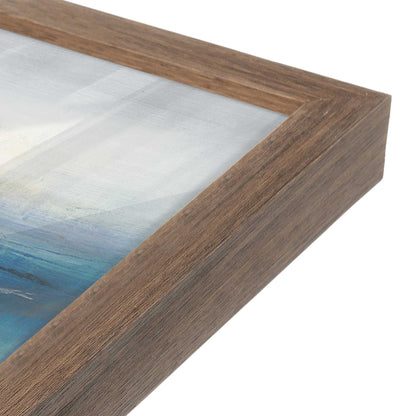 [Color:Walnut], Picture of art in a Walnut frame at an angle