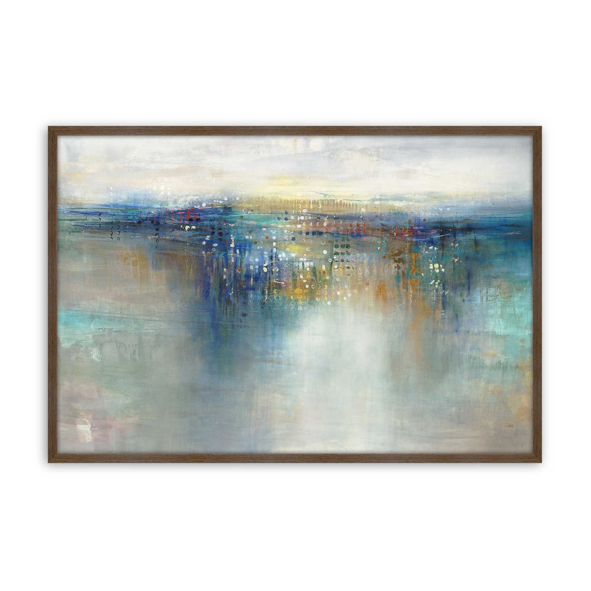[Color:Walnut], Picture of art in a Walnut frame