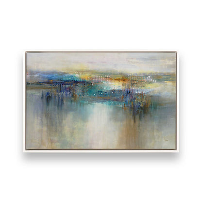 [Color:Opaque White], Picture of art in a White frame