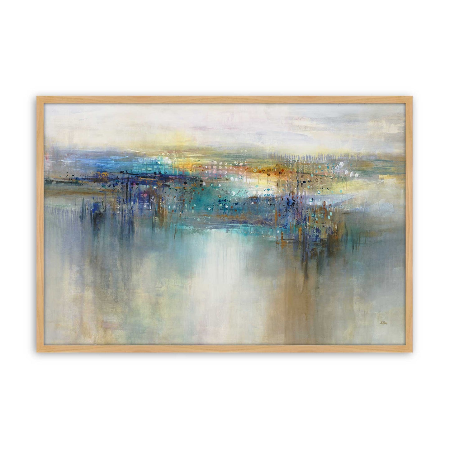 [Color:American Maple], Picture of art in a American Maple frame