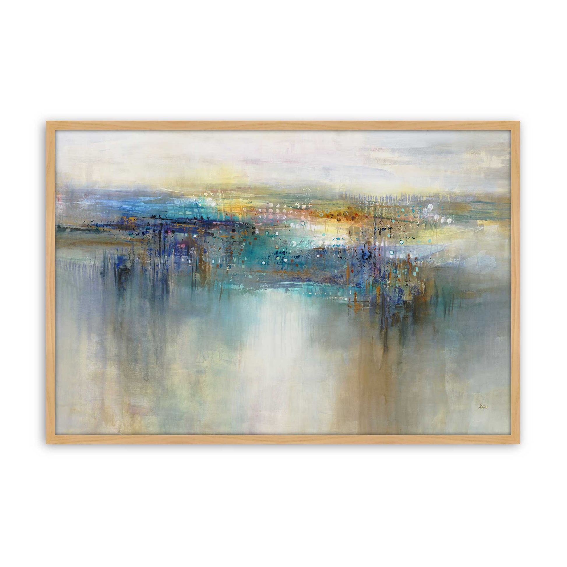[Color:American Maple], Picture of art in a American Maple frame