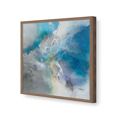 [Color:Walnut], Picture of art in a Walnut frame of the corner