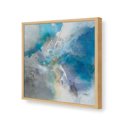 [Color:American Maple], Picture of art in a American Maple frame of the corner