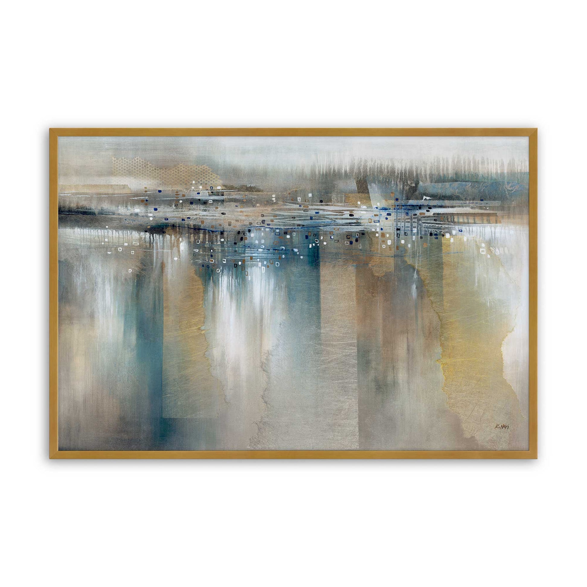 [Color:Polished Gold], Picture of art in a Polished Gold frame