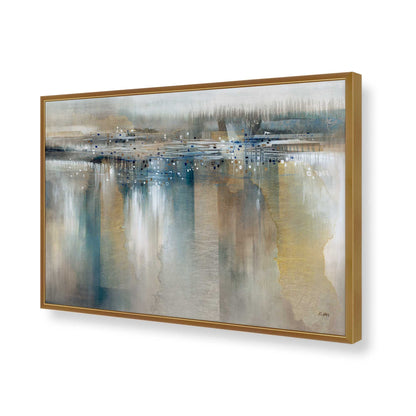 [Color:Polished Gold], Picture of art in a Polished Gold frame of the corner