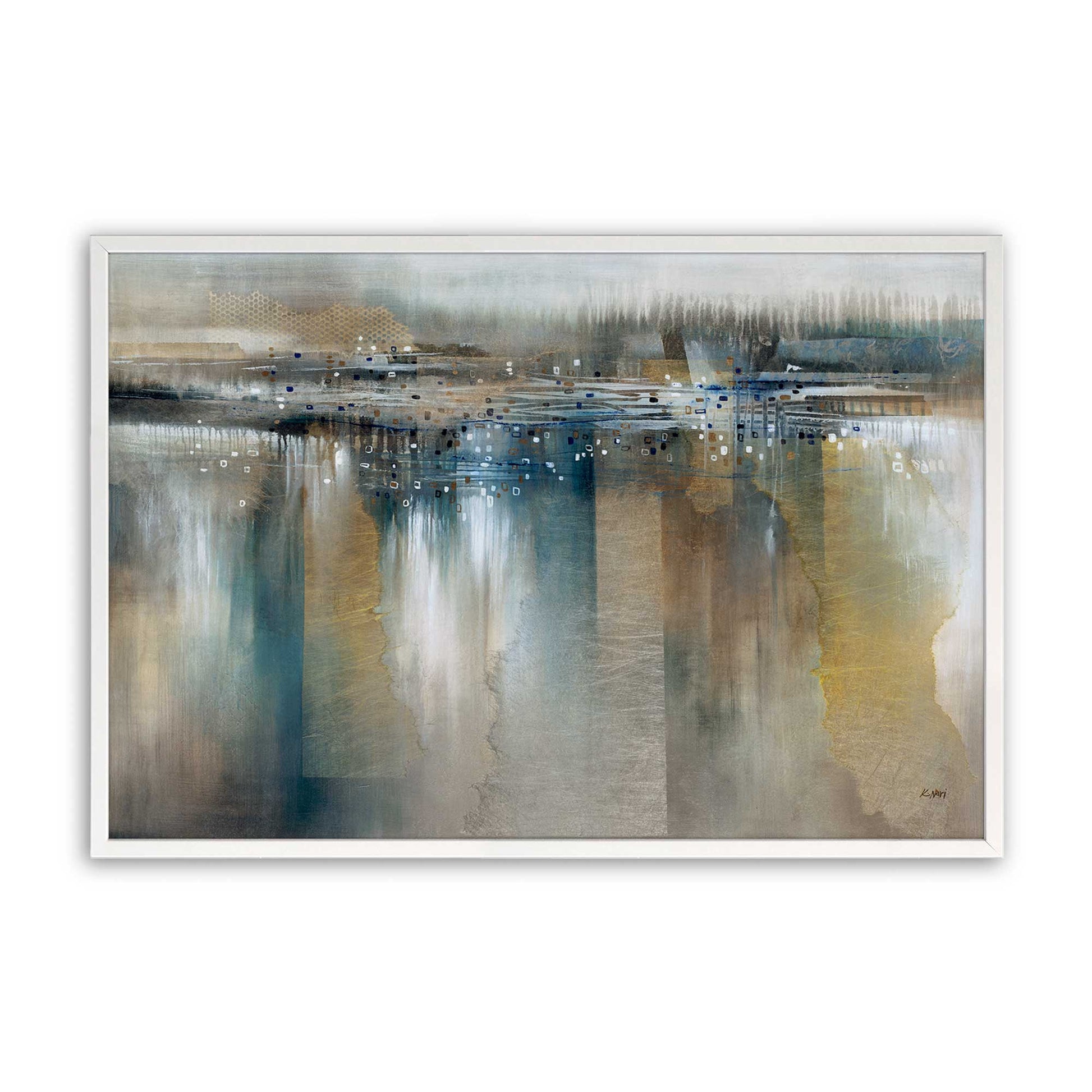 [Color:Opaque White], Picture of art in a Opaque White frame