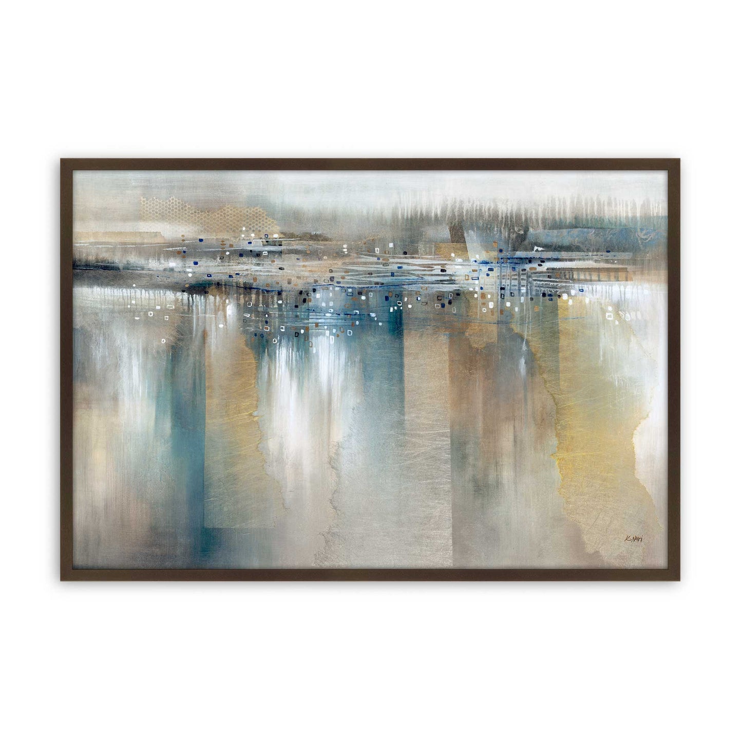 [Color:Belvinder Brown], Picture of art in a Belvinder Brown frame