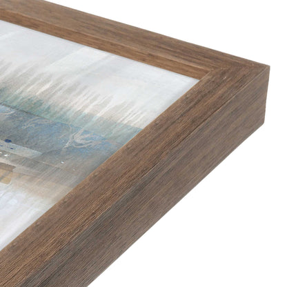 [Color:Walnut], Picture of art in a Walnut frame at an angle