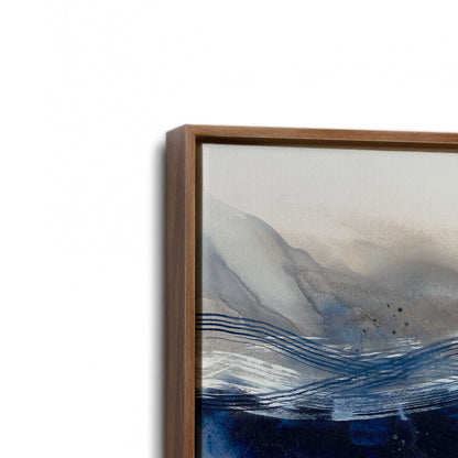 [Color:Walnut], Picture of art in a Walnut frame at an angle