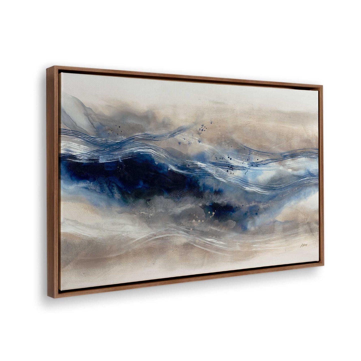 [Color:Walnut], Picture of the corner of the art