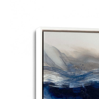 [Color:Opaque White], Picture of art in a White frame at an angle