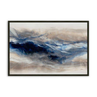 [Color:Satin Black], Picture of art in a Satin Black frame