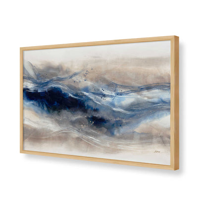 [Color:American Maple], Picture of art in a American Maple frame of the corner