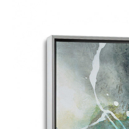 [Color:Polished Chrome], Picture of art in a Polished Chrome frame at an angle